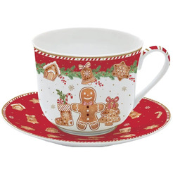 Porcelánová šálka Fancy Gingerbreadphoto